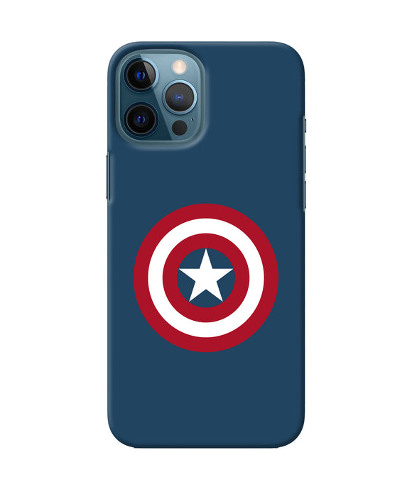 Captain America Logo Iphone 12 Pro Max Back Cover