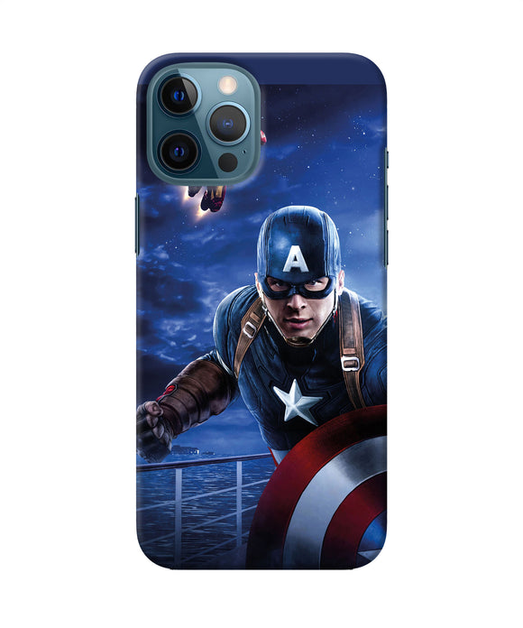 Captain With Ironman Iphone 12 Pro Max Back Cover