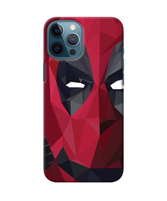 Abstract Deadpool Half Mask Iphone 12 Pro Max Back Cover