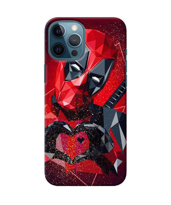 Deadpool Love Iphone 12 Pro Max Back Cover