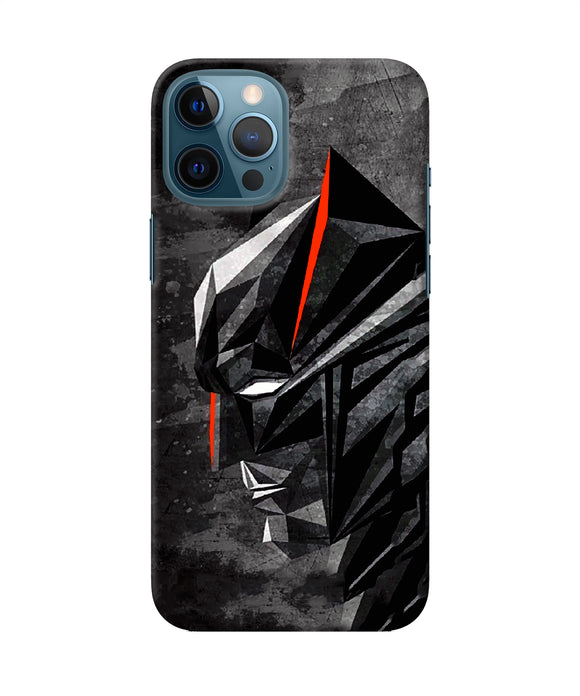 Batman Black Side Face Iphone 12 Pro Max Back Cover