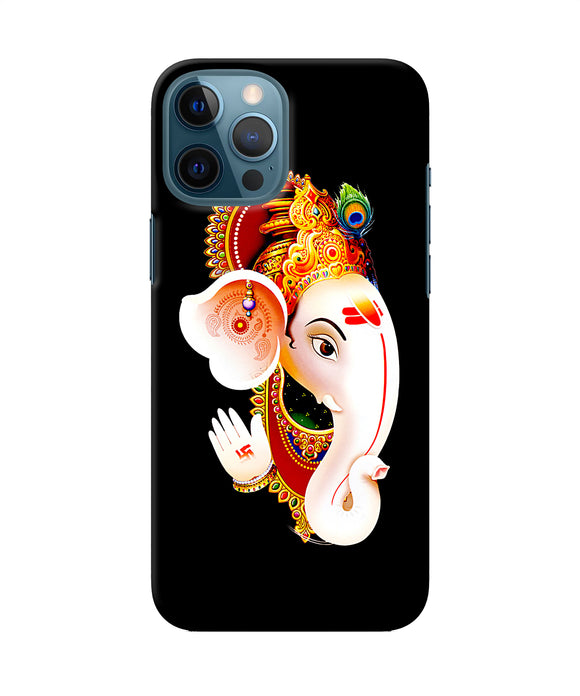 Lord Ganesh Face Iphone 12 Pro Max Back Cover