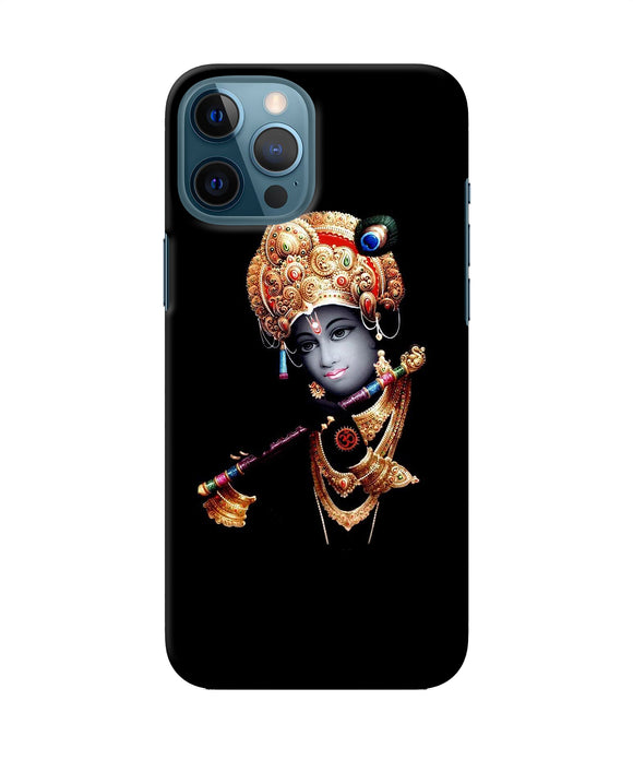 Lord Krishna With Fluet Iphone 12 Pro Max Back Cover