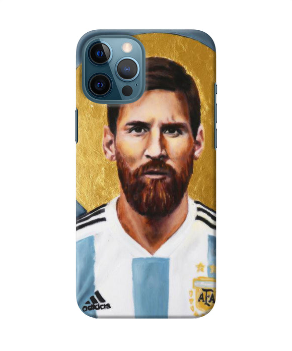 Messi Face Iphone 12 Pro Max Back Cover