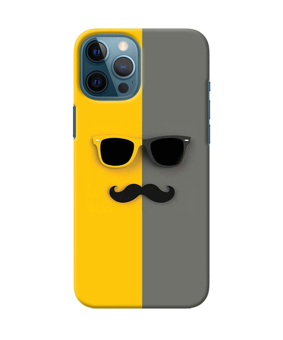 Mustache Glass Iphone 12 Pro Max Back Cover