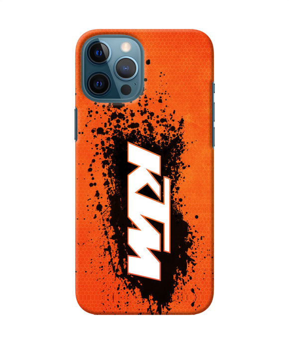 Ktm Black Spray Iphone 12 Pro Max Back Cover
