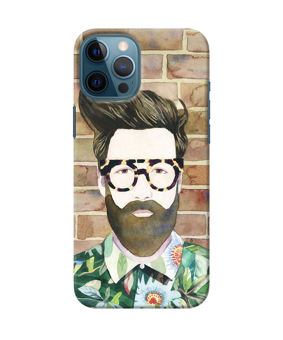 Beard Man With Glass Iphone 12 Pro Max Back Cover
