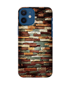 Bricks Pattern iPhone 12 Mini Back Cover