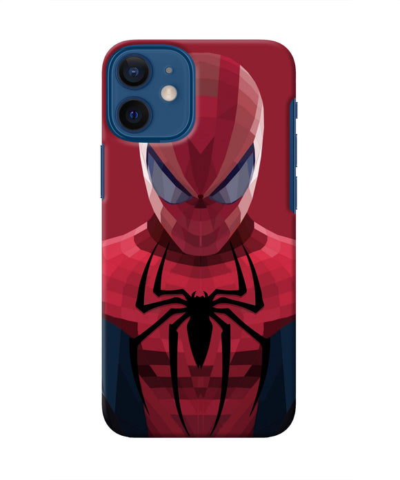Spiderman Art Iphone 12 Mini Real 4D Back Cover