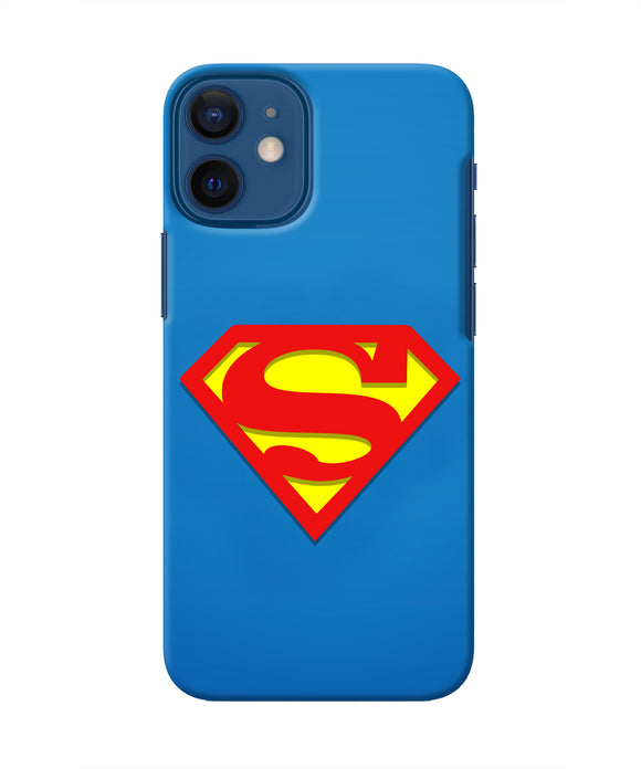 Superman Blue Iphone 12 Mini Real 4D Back Cover