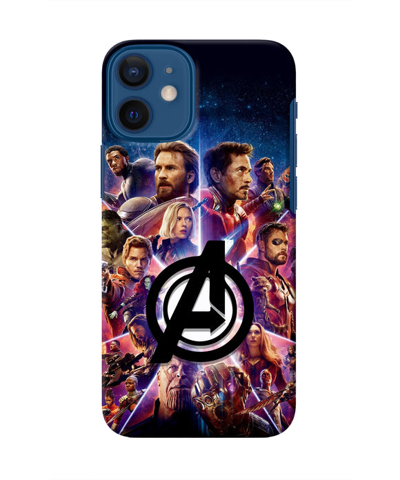 Avengers Superheroes Iphone 12 Mini Real 4D Back Cover