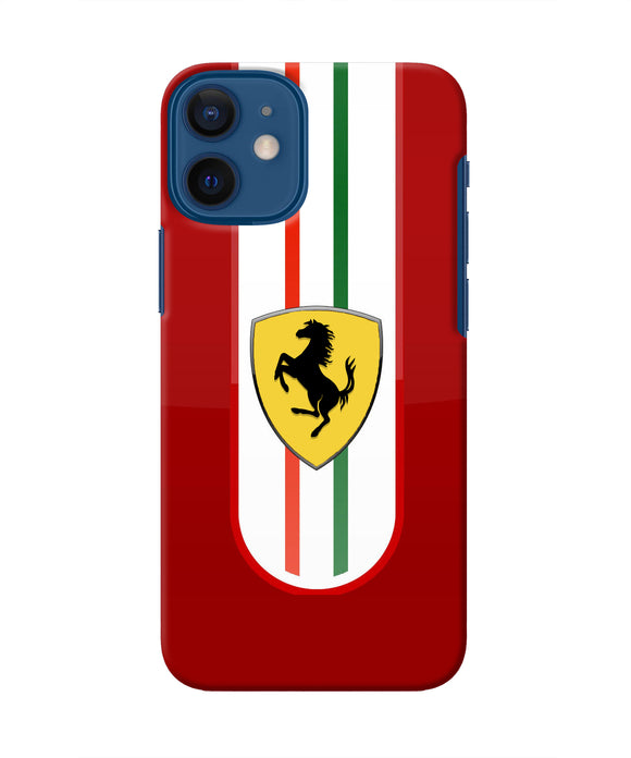 Ferrari Art Iphone 12 Mini Real 4D Back Cover