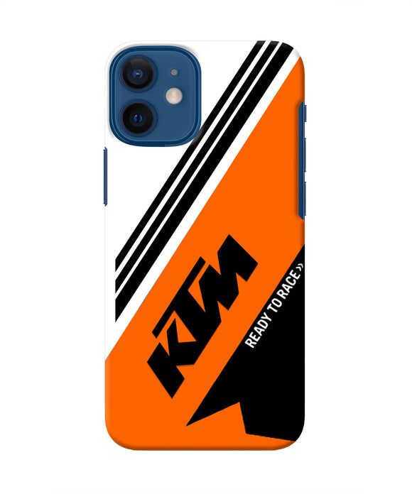 KTM Abstract Iphone 12 Mini Real 4D Back Cover