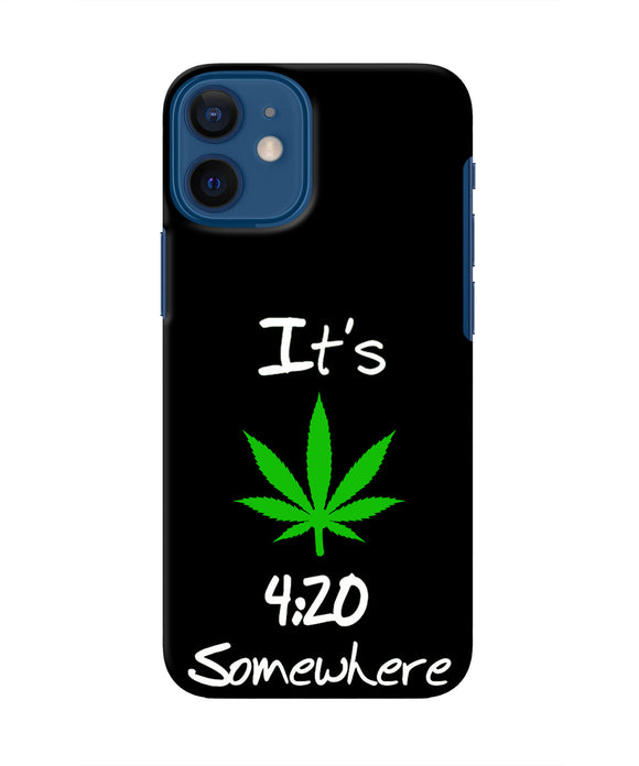 Weed Quote Iphone 12 Mini Real 4D Back Cover