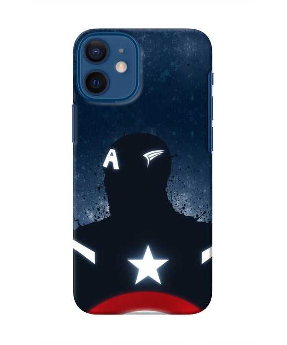 Captain america Shield Iphone 12 Mini Real 4D Back Cover