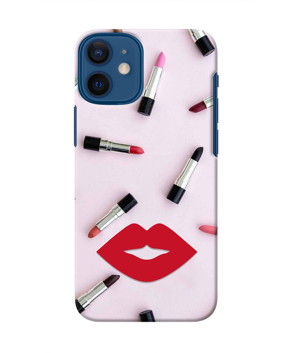 Lips Lipstick Shades Iphone 12 Mini Real 4D Back Cover