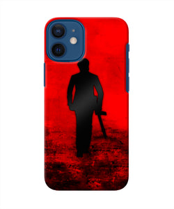 Rocky Bhai with Gun iPhone 12 Mini Real 4D Back Cover