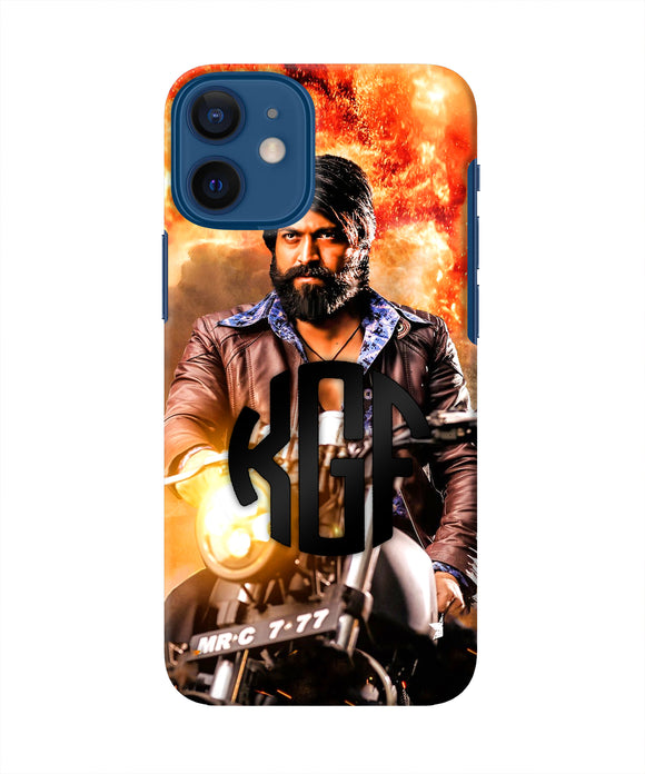 Rocky Bhai on Bike iPhone 12 Mini Real 4D Back Cover