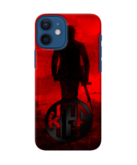Rocky Bhai K G F Chapter 2 Logo iPhone 12 Mini Real 4D Back Cover