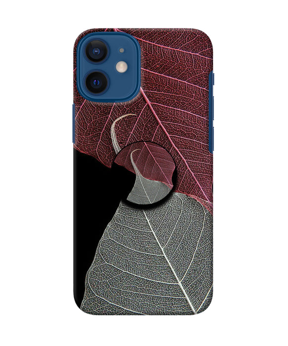 Leaf Pattern Iphone 12 Mini Pop Case