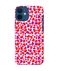 Heart Print Iphone 12 Mini Back Cover