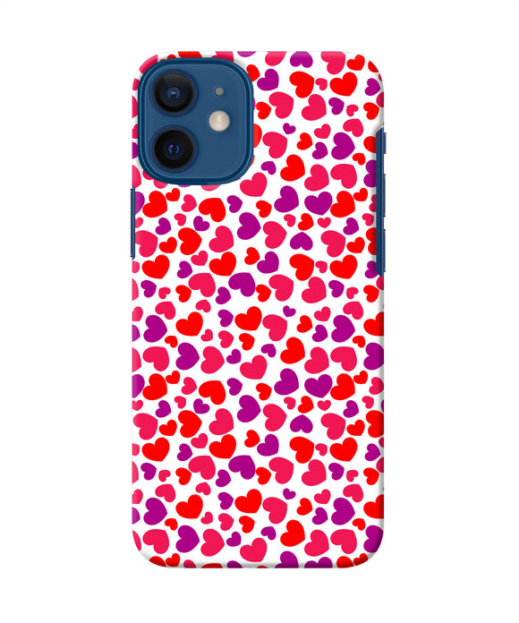 Heart Print Iphone 12 Mini Back Cover
