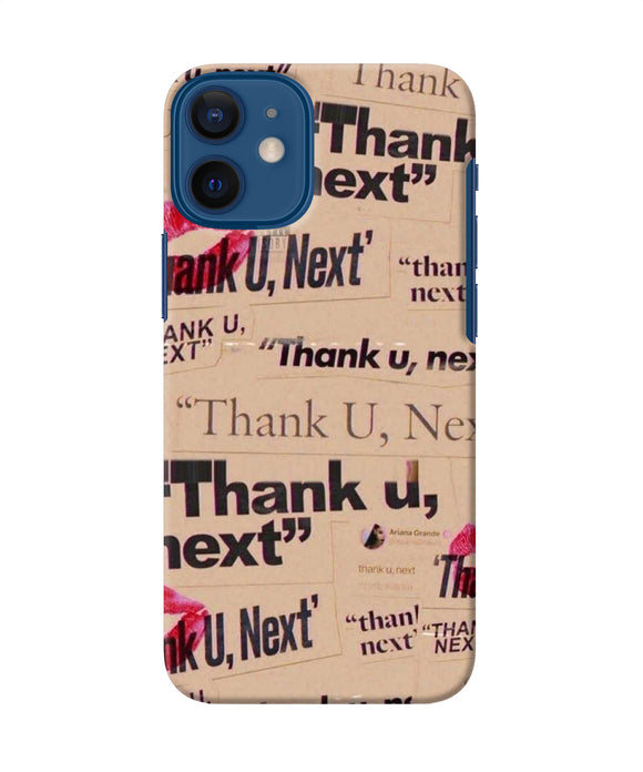 Thank You Next Iphone 12 Mini Back Cover