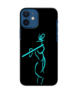 Lord Krishna Sketch Iphone 12 Mini Back Cover