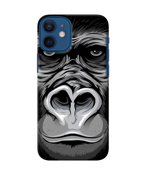 Black Chimpanzee Iphone 12 Mini Back Cover