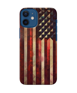 Vintage Us Flag Iphone 12 Mini Back Cover