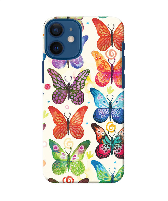Abstract Butterfly Print Iphone 12 Mini Back Cover