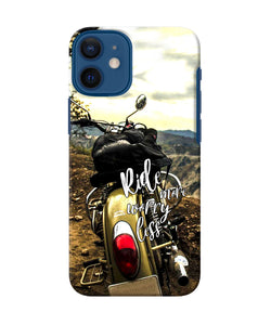 Ride More Worry Less Iphone 12 Mini Back Cover