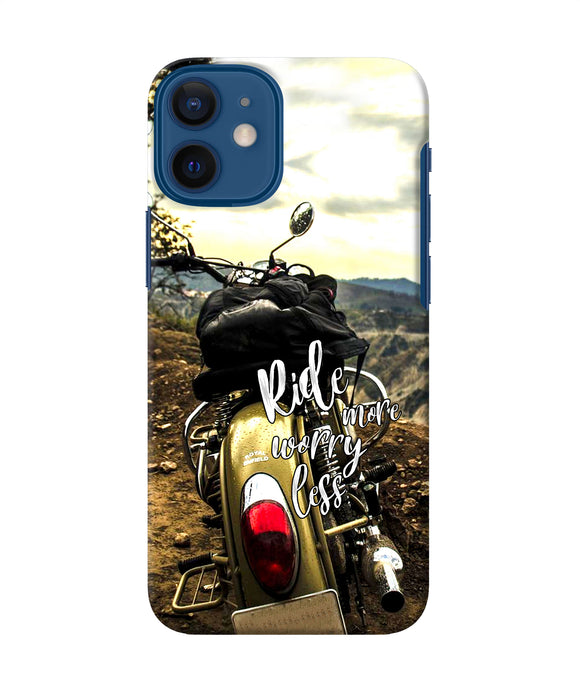 Ride More Worry Less Iphone 12 Mini Back Cover