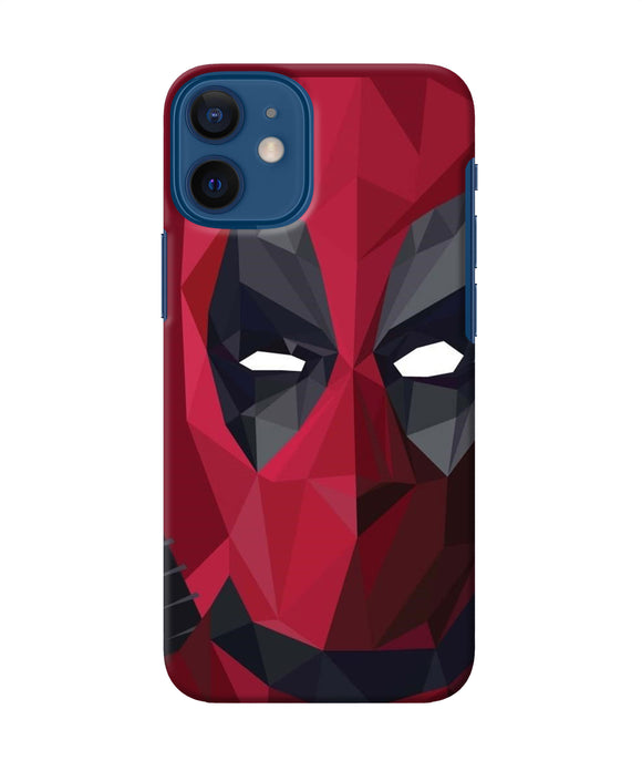 Abstract Deadpool Mask Iphone 12 Mini Back Cover