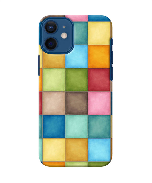 Abstract Colorful Squares Iphone 12 Mini Back Cover