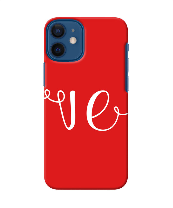 Love Two Iphone 12 Mini Back Cover