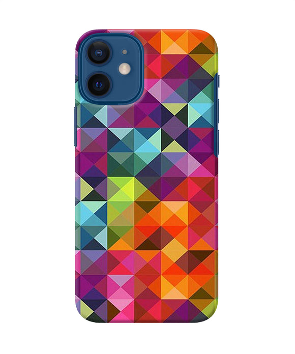 Abstract Triangle Pattern Iphone 12 Mini Back Cover