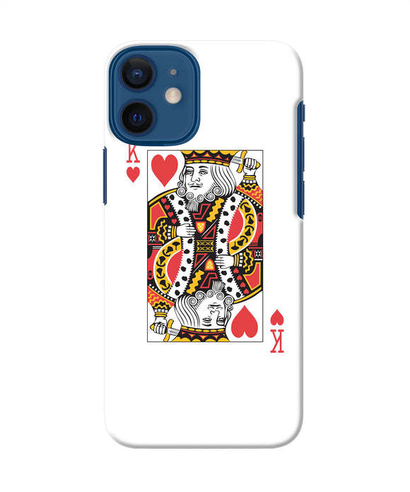 Heart King Card Iphone 12 Mini Back Cover