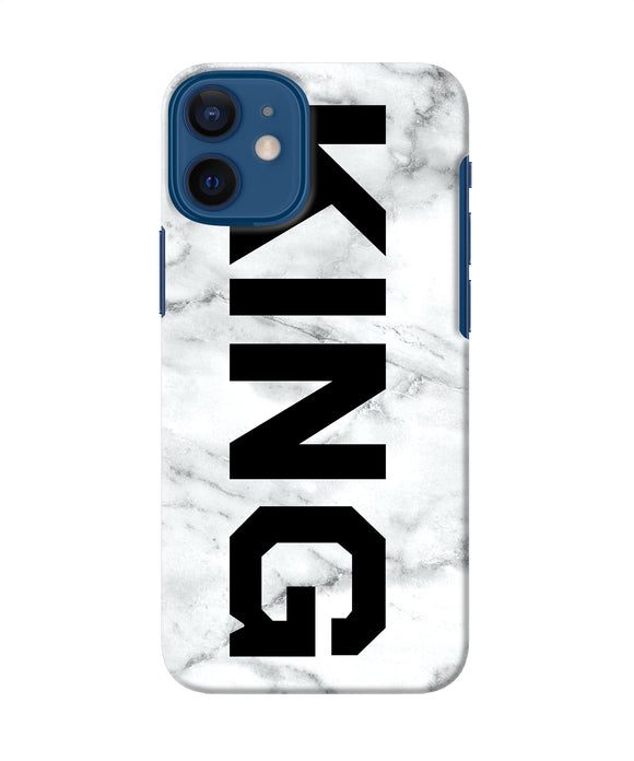 King Marble Text Iphone 12 Mini Back Cover