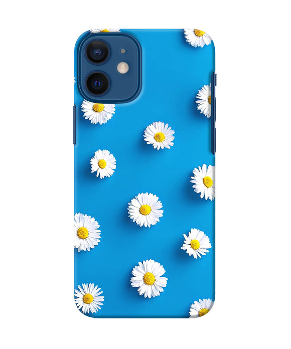 White Flowers Iphone 12 Mini Back Cover