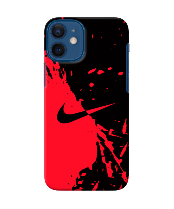 Nike Red Black Poster Iphone 12 Mini Back Cover
