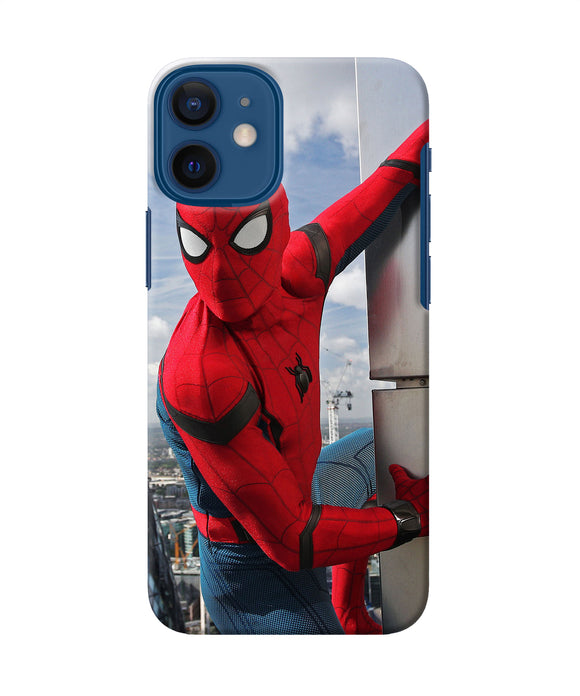 Spiderman On The Wall Iphone 12 Mini Back Cover