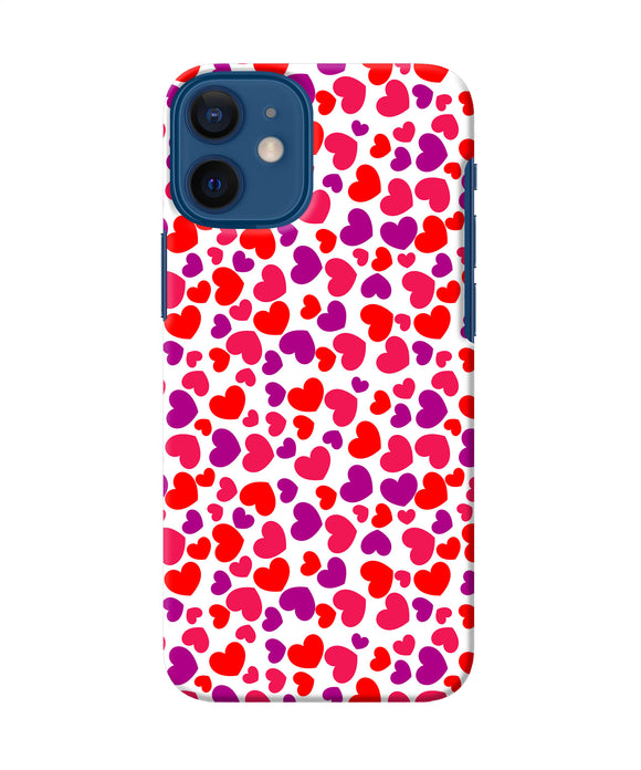 Red Heart Canvas Print Iphone 12 Mini Back Cover
