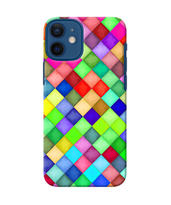 Abstract Colorful Squares Iphone 12 Mini Back Cover