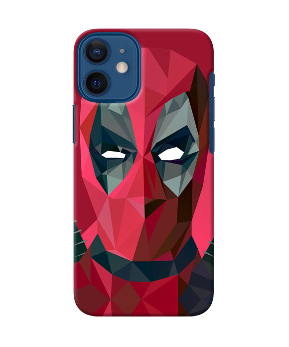 Abstract Deadpool Full Mask Iphone 12 Mini Back Cover