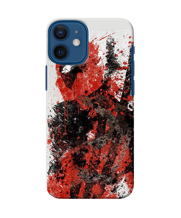 Deadpool Rugh Sketch Iphone 12 Mini Back Cover