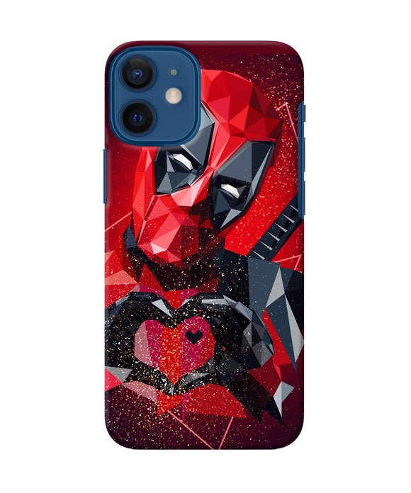 Deadpool Love Iphone 12 Mini Back Cover