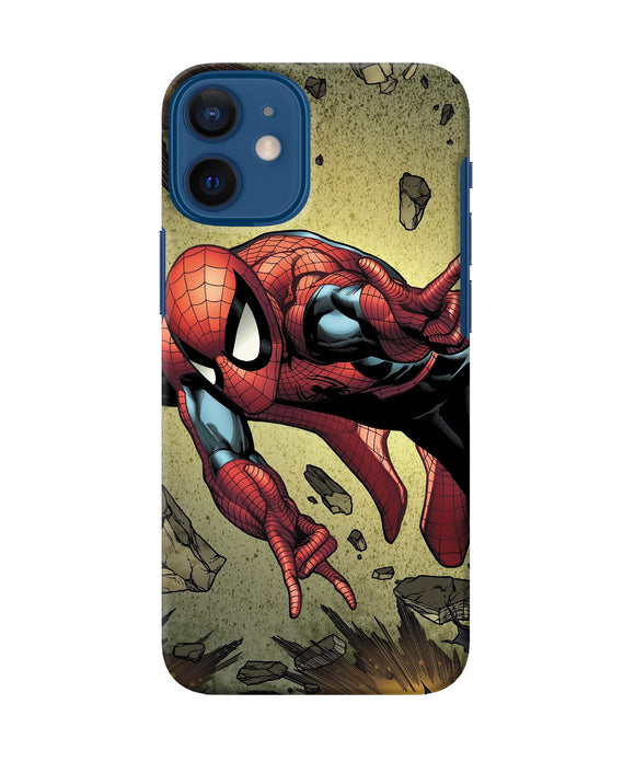 Spiderman On Sky Iphone 12 Mini Back Cover