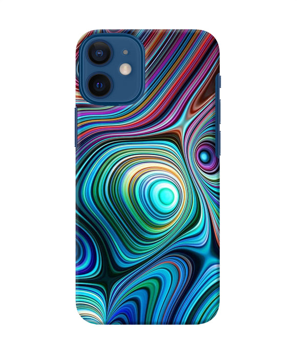 Abstract Coloful Waves Iphone 12 Mini Back Cover