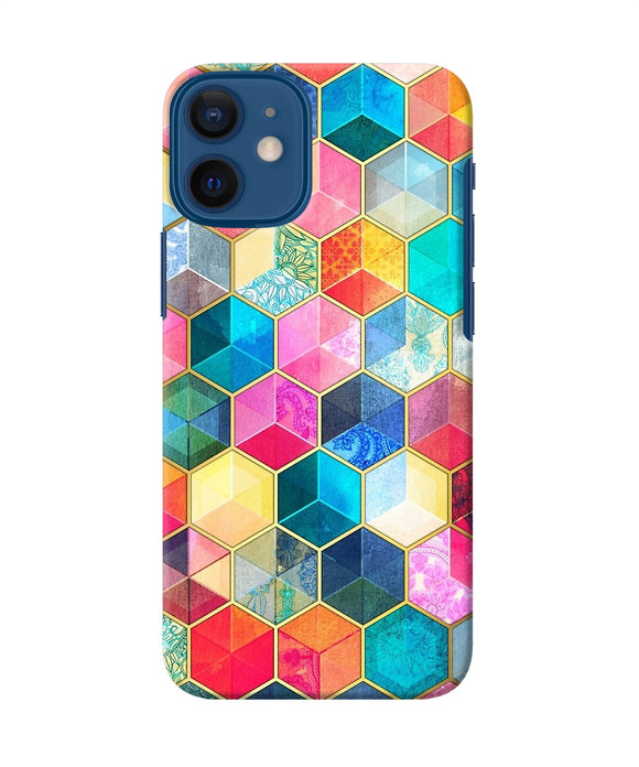 Abstract Color Box Iphone 12 Mini Back Cover